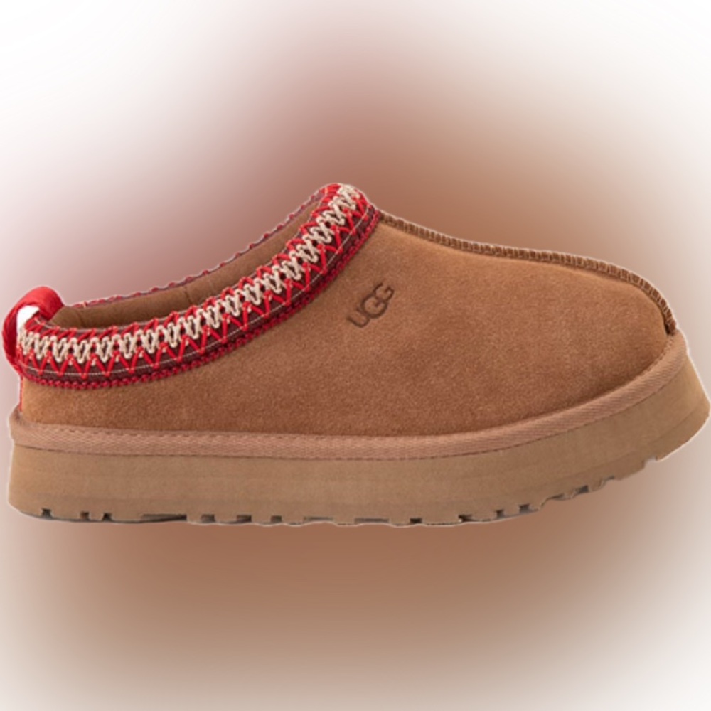 UGG® Tazz Platform Slipper - Little Kid / Big Kid - Chestnut